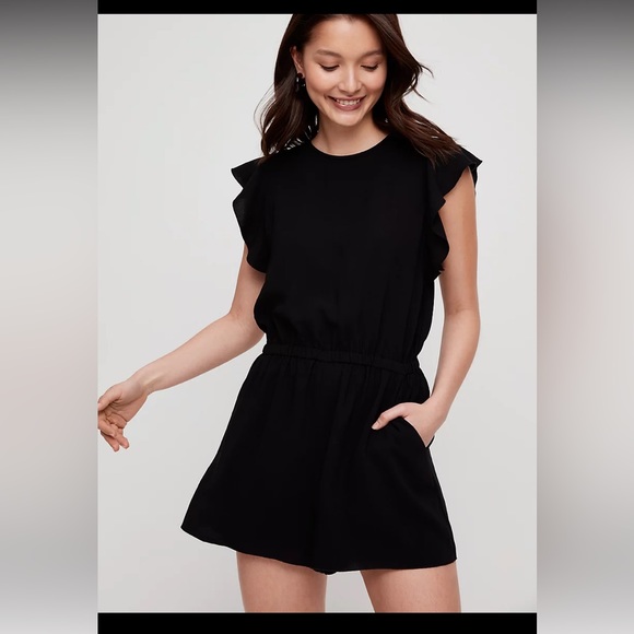 Aritzia Wilfred Fleurette Romper - Light Blue XS - Picture 4 of 6